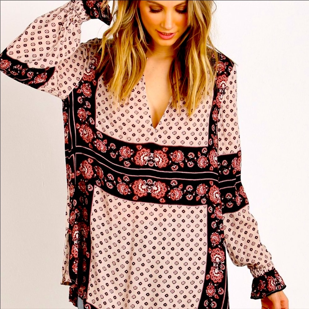 Free People Printed Blouse CLOSET CLEAR-OUT !!